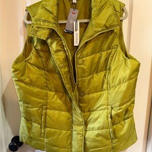 Chico's Olive Quilted Vest